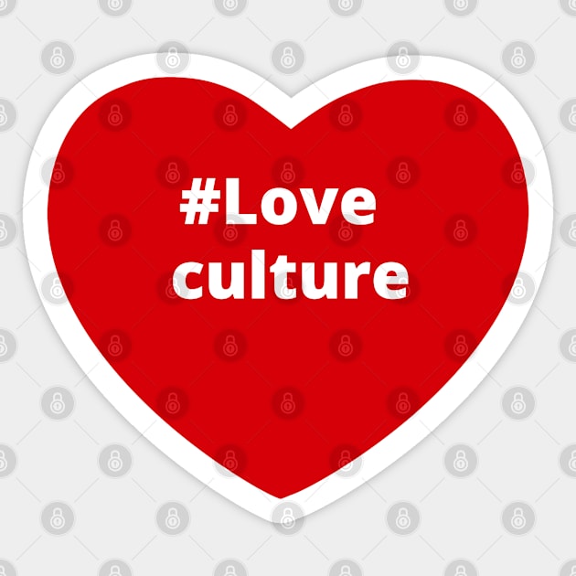 Love Culture - Hashtag Heart Sticker by support4love